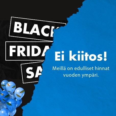 Ei kiitos Black Fridaylle